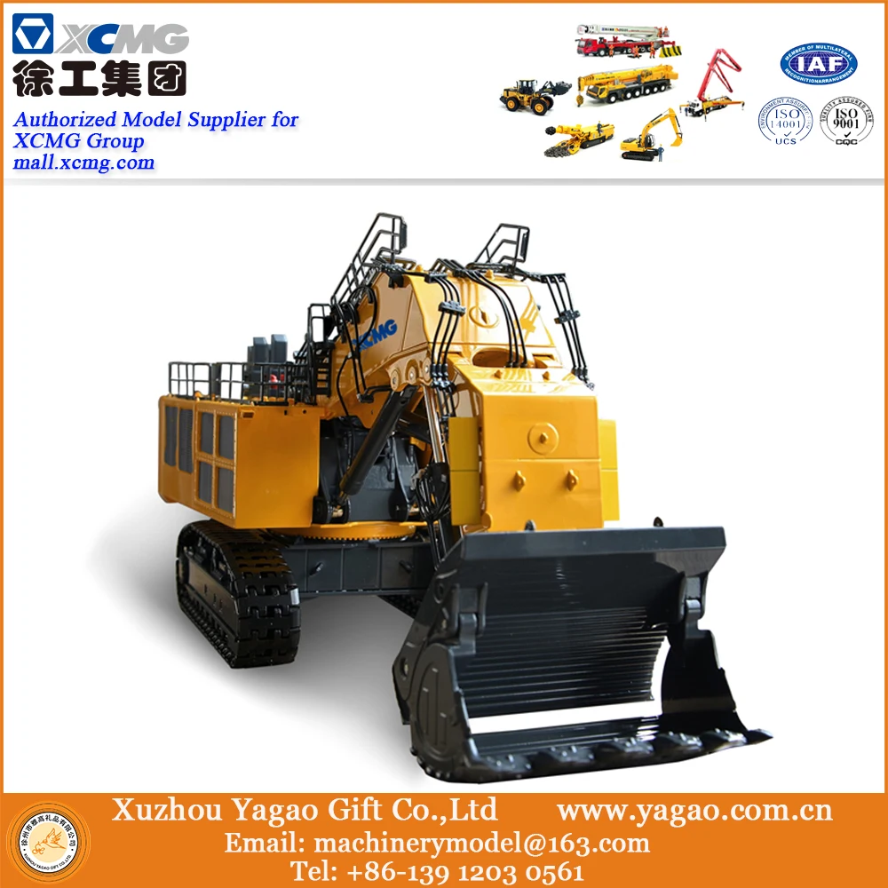 Новый пусковой экскаватор XCMG XE7000 Реплика 700 тонн коллекция строительная модель