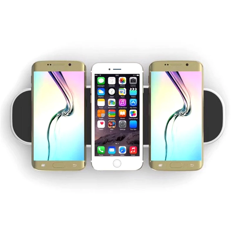 for iPhone Qi Wireless Charger with 3 Wireless Docks 2