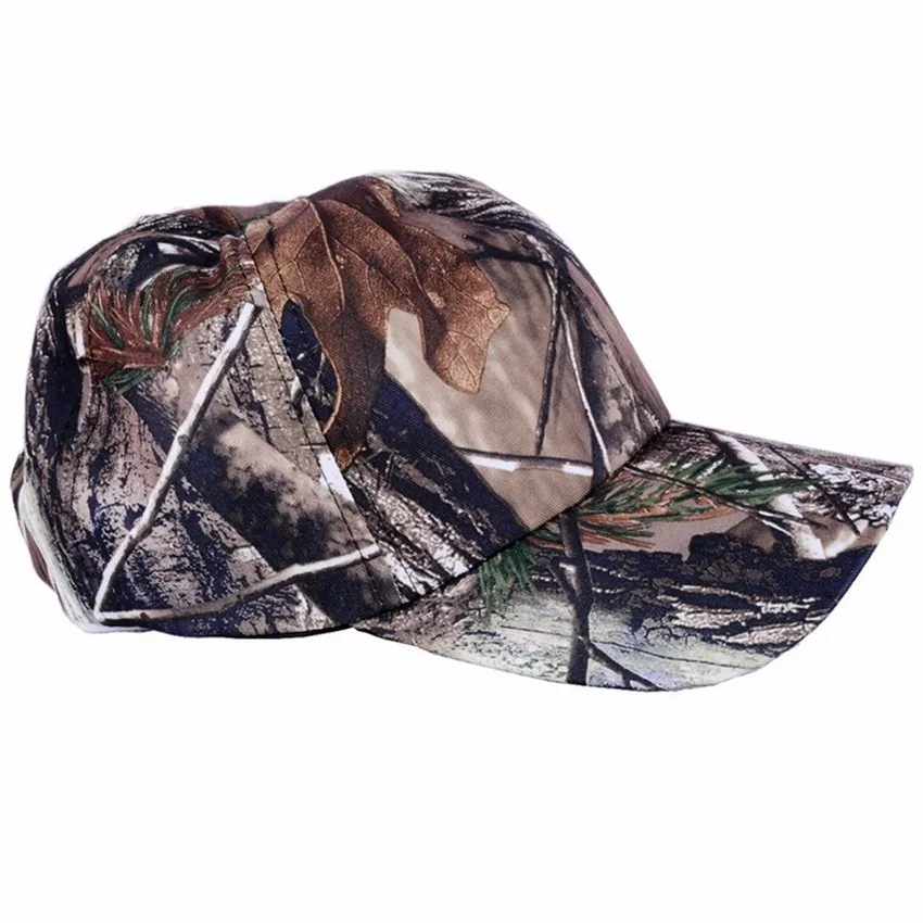 Free Shipping 100% COTTON fabric Camo hunting cap,TREE camo hunting fishing baseball cap CAMO HAT,hunting casquette (1)