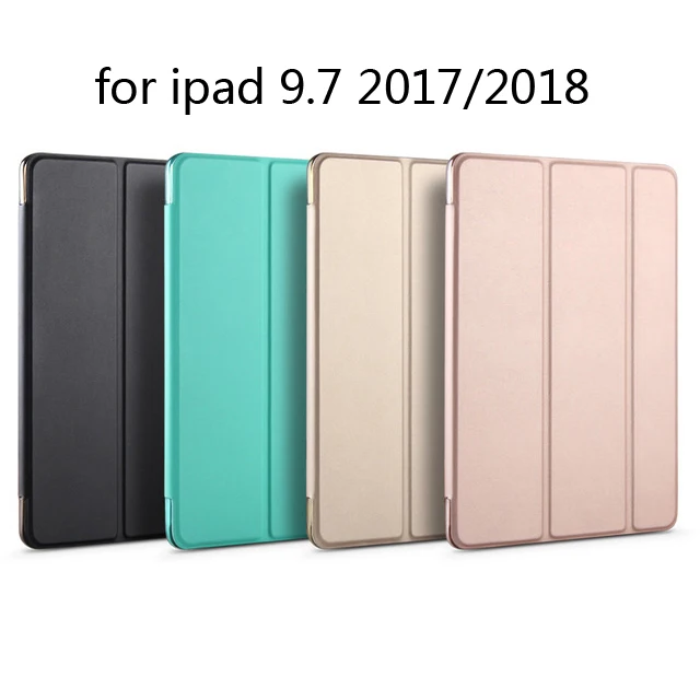 Модный чехол для нового iPad 9 7 дюйма 2017/2018 цветной PU смарт с магнитом пробуждения