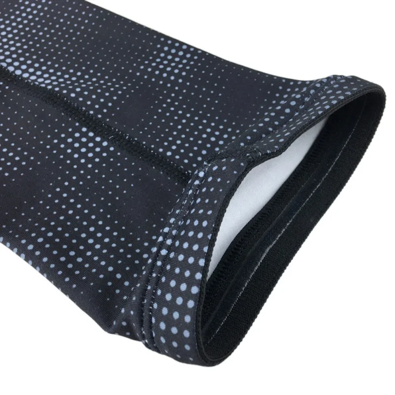 1pc Long Sleeve Dots Printed Breathable Anti Slip Moisture Wicking Elastic Arms Wrap Protector Outdoor Sportswear Accessories