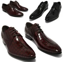 Grande tamanho EUR45 serpentine Preto/marrom bronzeado apontou dedo do pé sapatas de vestido dos homens sapatos de casamento genuíno sapatos de couro de negócios para homem