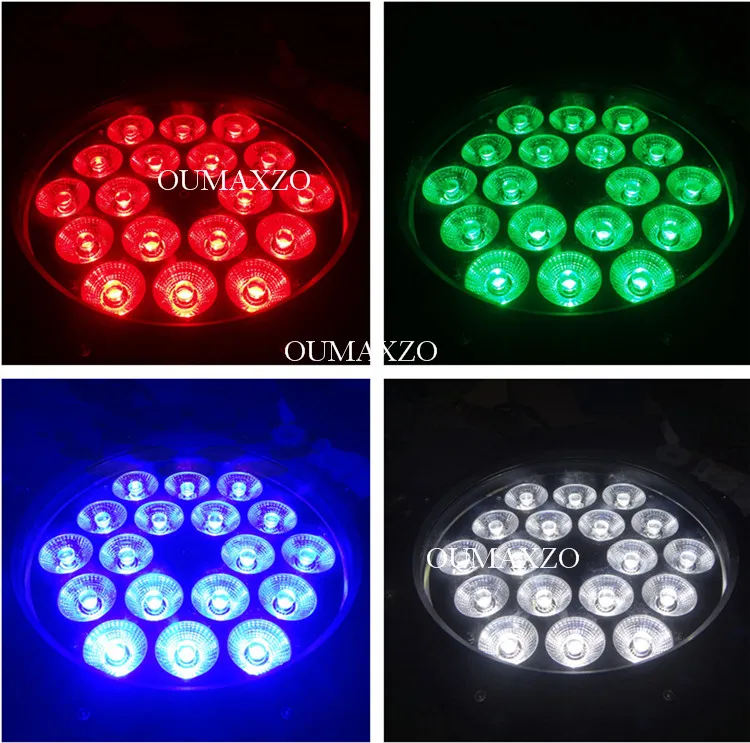 6 шт./лот DMX512 led этап номинальной света 18 шт. 10 Вт RGBWA 5in1 открытый номинальной напольный ip65 32bit приглушить водонепроницаемый свет диско ip65