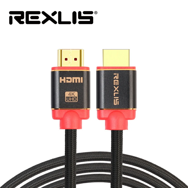 

REXLIS HDMI Cable HDMI to HDMI 2.0 HDR 4K for Splitter Extender Adapter Nintend Switch PS4 TV Box 5m 10m Cable HDMI