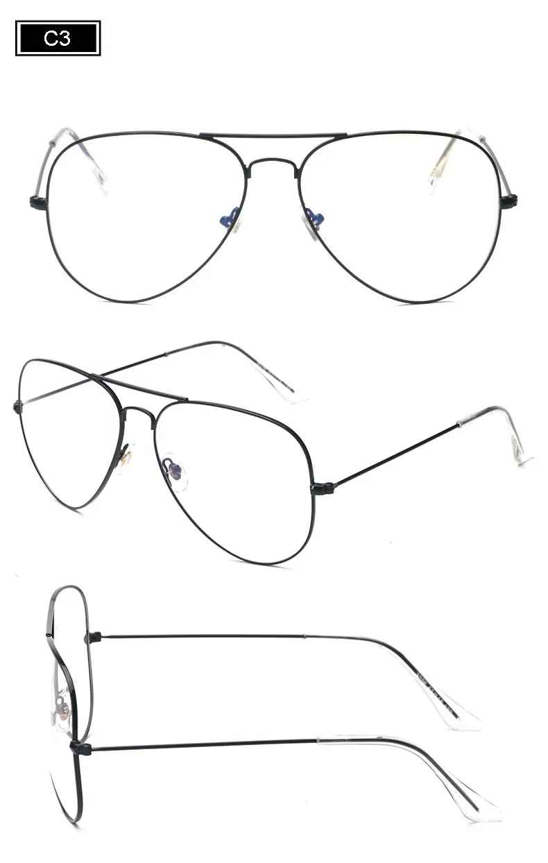 Королевская Девушка Модные женские очки оправа мужские Брендовые очки 3026 Золотая защитная рамка с очками SS073