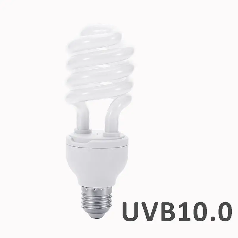 Kaigelin UVB 5/10 26W Reptile Light E27 Bulb UV Calcium Lamp Tortoise Snake Pet Heating Cold White Light Bulb 110v-220v - Мощность в ваттах: UVB 10