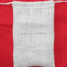 100 шт/партия CBRL джутовые сумки, Холщовый мешочек, льняной мешочек для украшения/зерна/крупы, различные цвета, размер на заказ