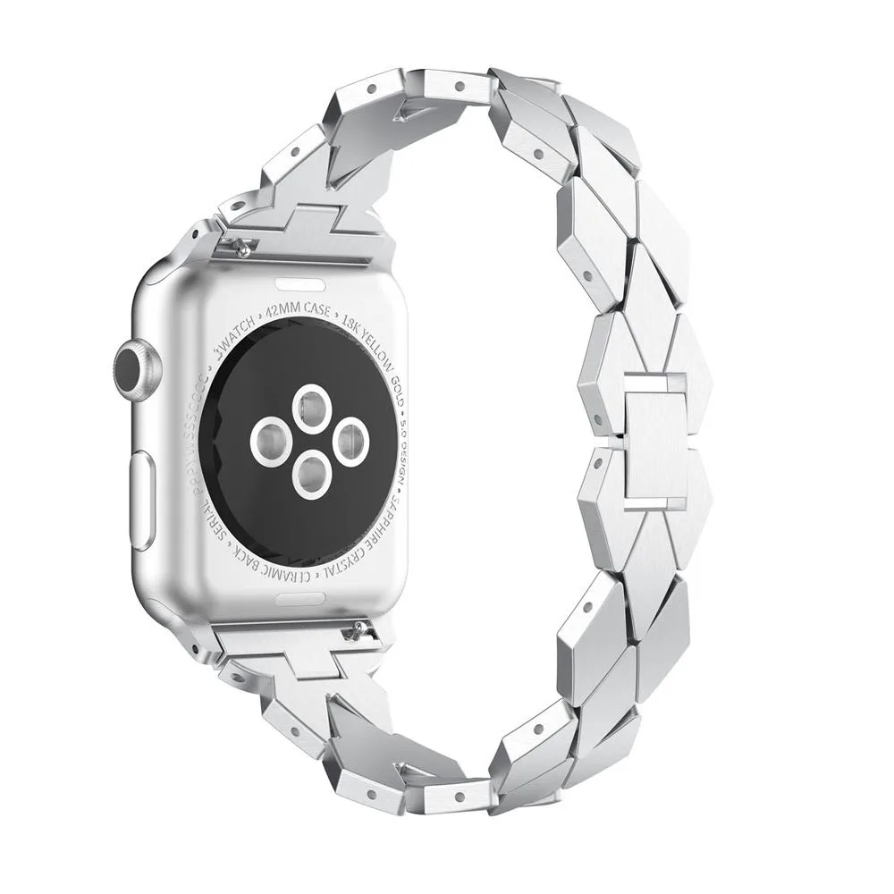 Браслет из легированной стали для apple watch 5 band for i series 1/2/3 /4/5 40 мм 44 42 38 ремешок умные