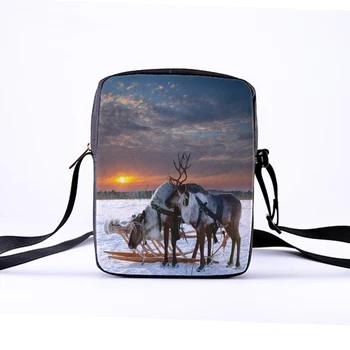 

CROWDALE 2018 Women Messenger Bags 23x17x5cm 3D-Denim Animal Shoulder Bag Cute elk Children Crossbody Bag Kawaii Bags Bolsas