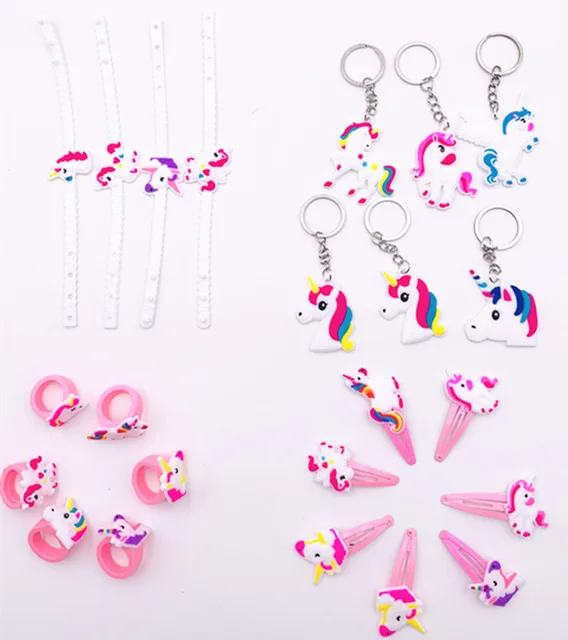 12 pcs Unicorn Partito Braccialetto di Gomma Portachiavi Decorazioni della Festa 12 pcs Unicorn Partito Braccialetto di Gomma Portachiavi Decorazioni della Festa