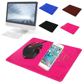 

2020 new travel Super Thin Wireless Mobile Phone Chargers Thickness Wireless Charger Mouse Pad QI Wireless Charger for iPhone X