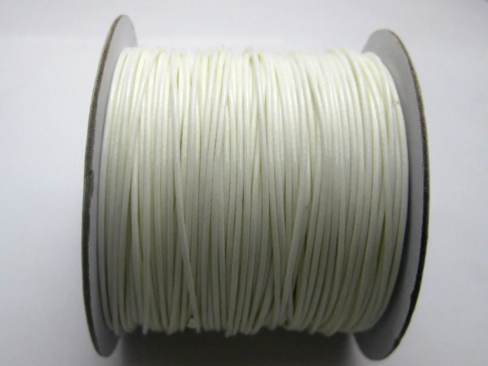 

100 Yards White Korean Waxed Cord String Thread 1mm for Bracelet Necklace