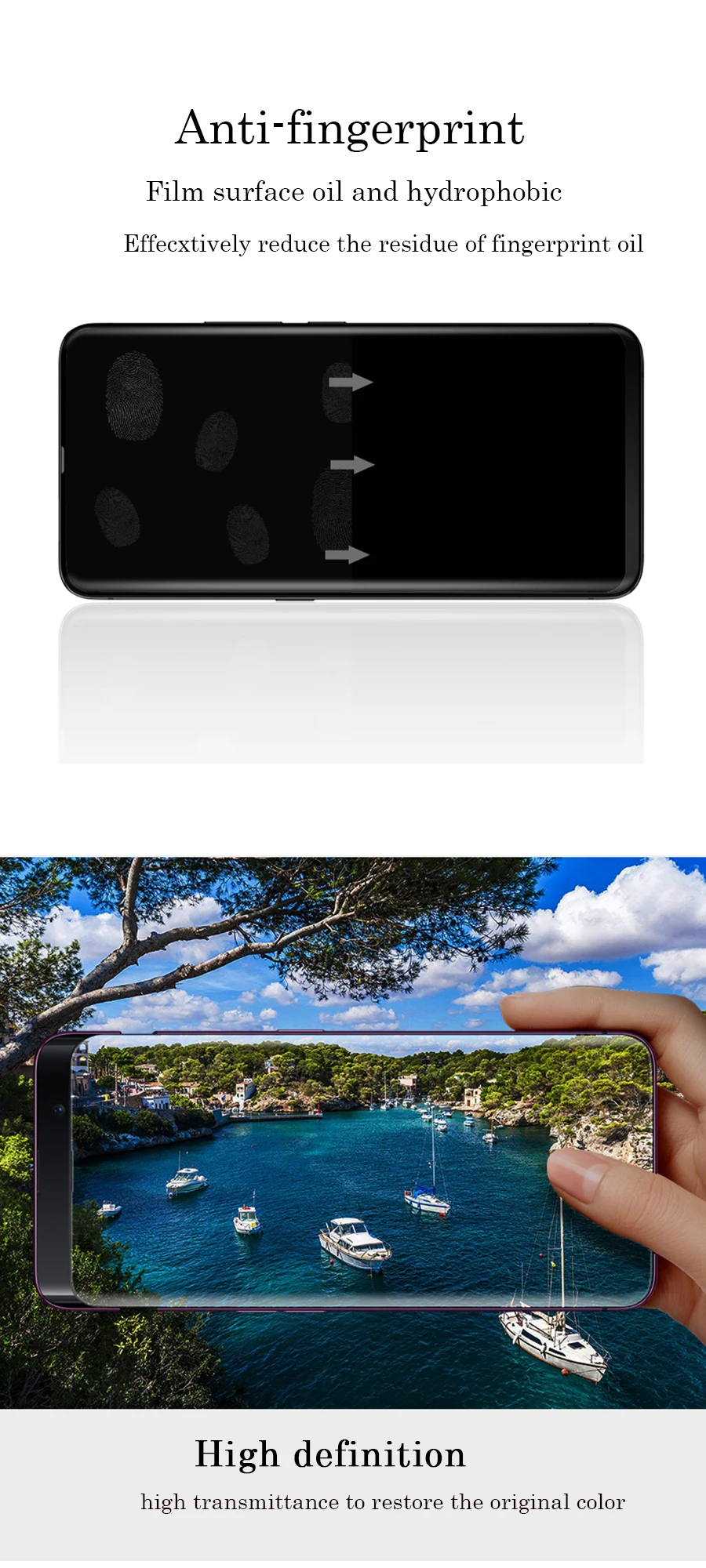 VALAM Невидимый гидрогель мягкий экран протектор для OPPO Find X полное покрытие задняя пленка для OPPO Find X Anti Scratch протектор для hd-экрана