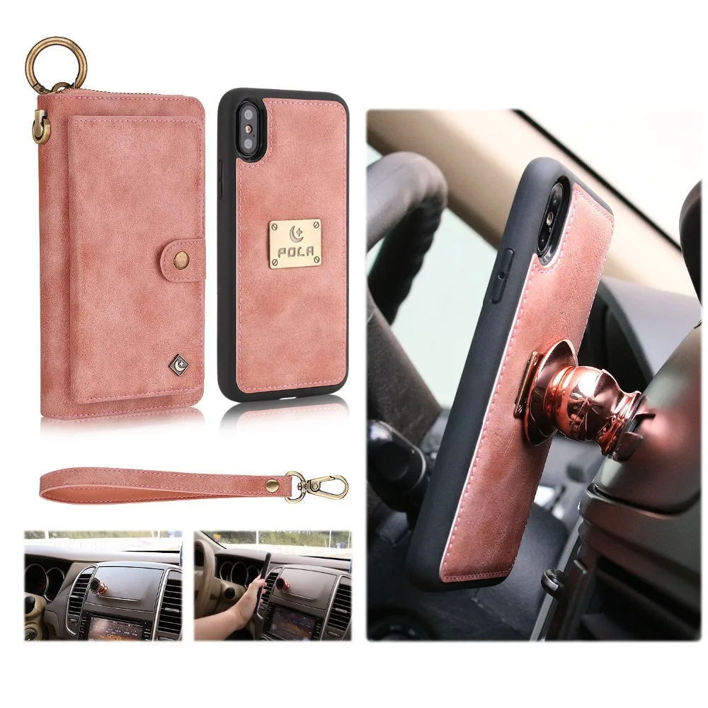For Huawei P30 Pro P30 Lite Nova 4 Case Multi-functional fashion zipper Wallet Leather Case Flip Stand Cover Mobile Phone Bag