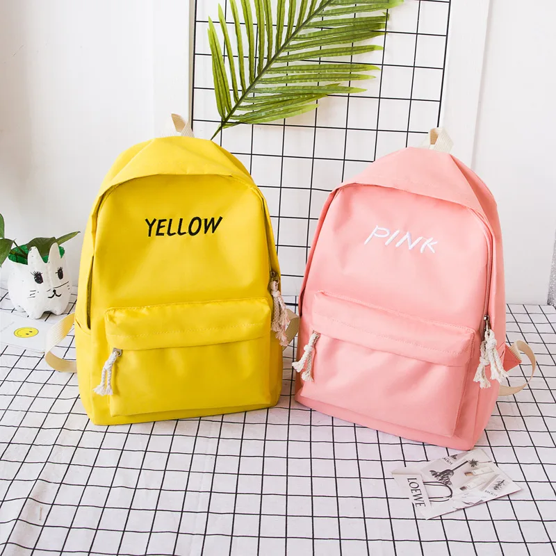 

Boys Girls Fashion Canvas Backpack Rucksack School College Travel ShoulderBag