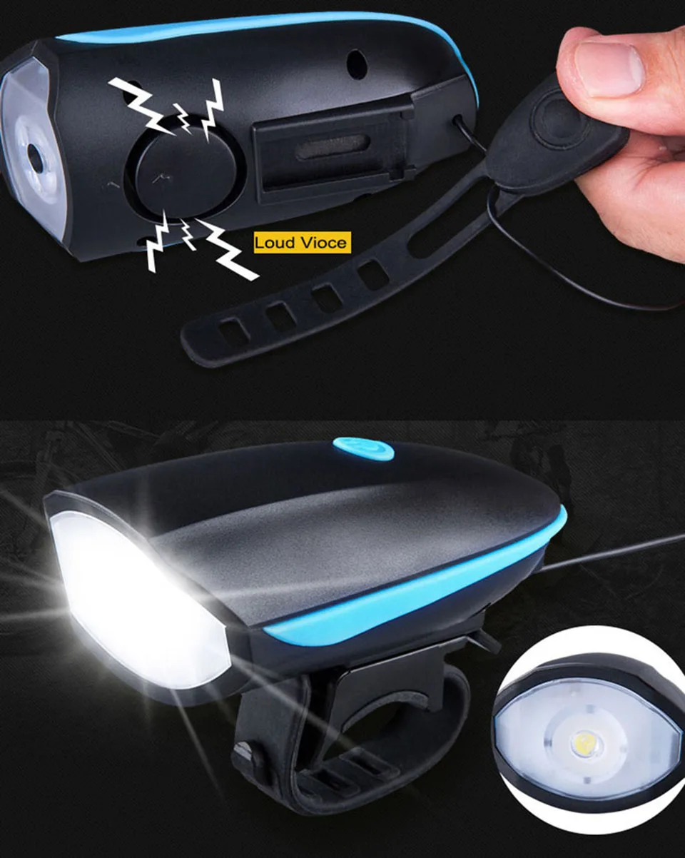 Top Waterproof Bike Light USB Rechargeable Bicycle Light Bike Light Headlight with Super Loud Bike Horn 120 DB Super Bright 11 Top Waterproof Bike Light USB Rechargeable Bicycle Light Bike Light Headlight with Super Loud Bike Horn 120 DB Super Bright 11