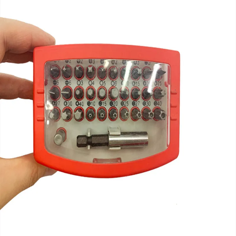 

Multi-function electric screwdriver bit converter 32-in-1 screwdriver Steel drill bit Screwdriver Set