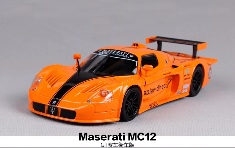 Maisto Bburago 1:24 Maserati MC12 спортивный автомобиль литая под давлением модель автомобиля игрушка для детей Подарки оригинальная коробка