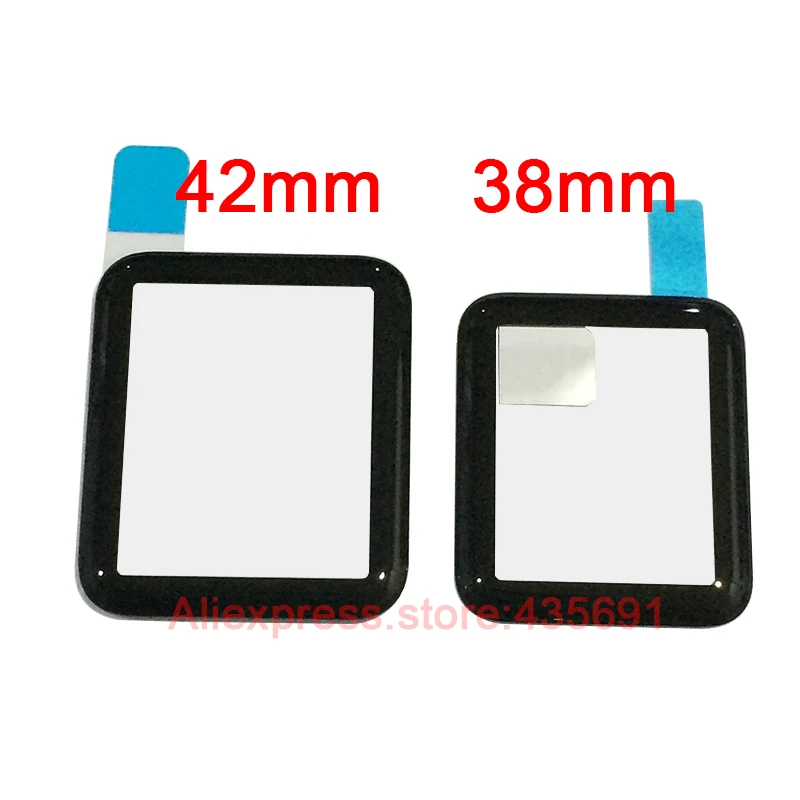 

10Pcs/lot New Touch Screen Panel Front Outer Glass Lens For Apple Watch Series 2 3 38mm 42mm Replacement Parts