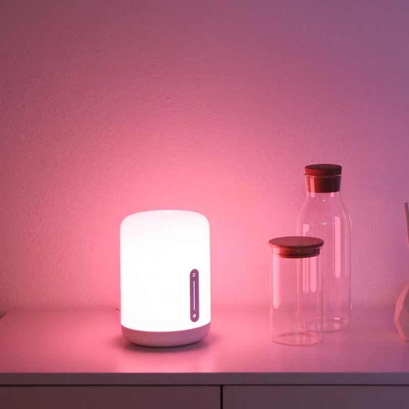 Прикроватная лампа Xiaomi Mijia 2 Smart Light Голосовое управление сенсорный переключатель Mi home app Светодиодная лампа для Apple Homekit Siri& xiaoai clock