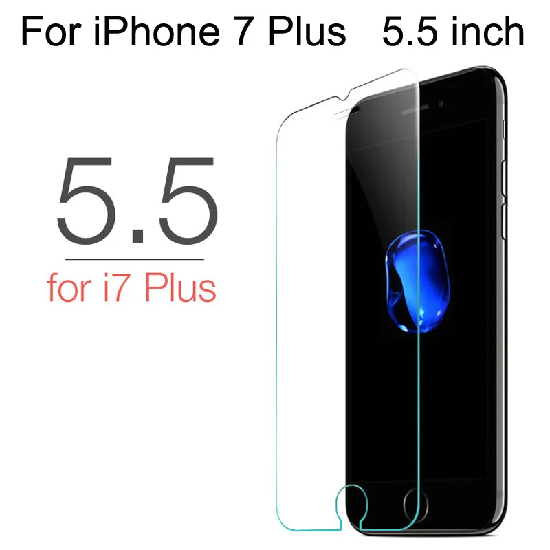 Закаленное стекло для iPhone XR X XS MAX 5 5S SE Защитная пленка для экрана для iPhone 6 6s 7 8 Plus защита стекла для iPhone XS 4 4S - Цвет: For iPhone 7plus