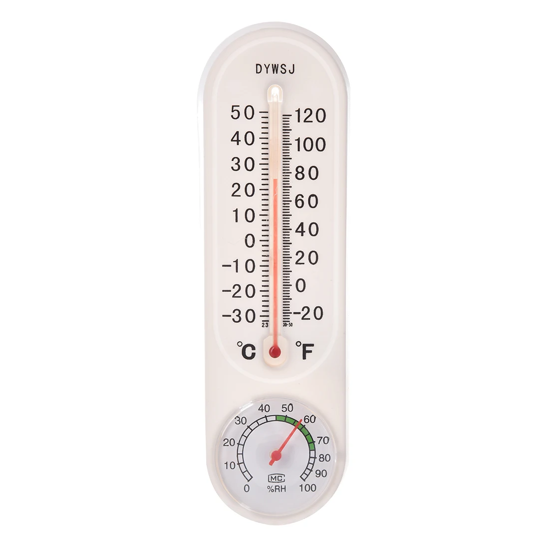 

Indoor Pendant Outdoor Thermometer Home Temporary Mercury Pointer White Hygrometer