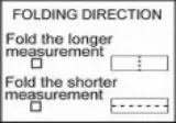 Folding Drection