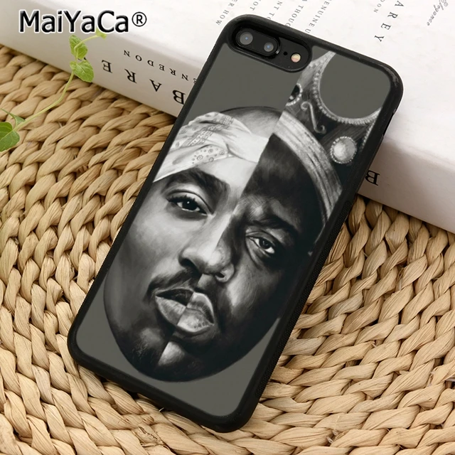 MaiYaCa Biggie Smalls Tupac Shakur Phone Case Cover For iPhone 5 6s 7 8 plus 11 pro X XR XS max Samsung S6 S7 edge S8 S9 S10 |