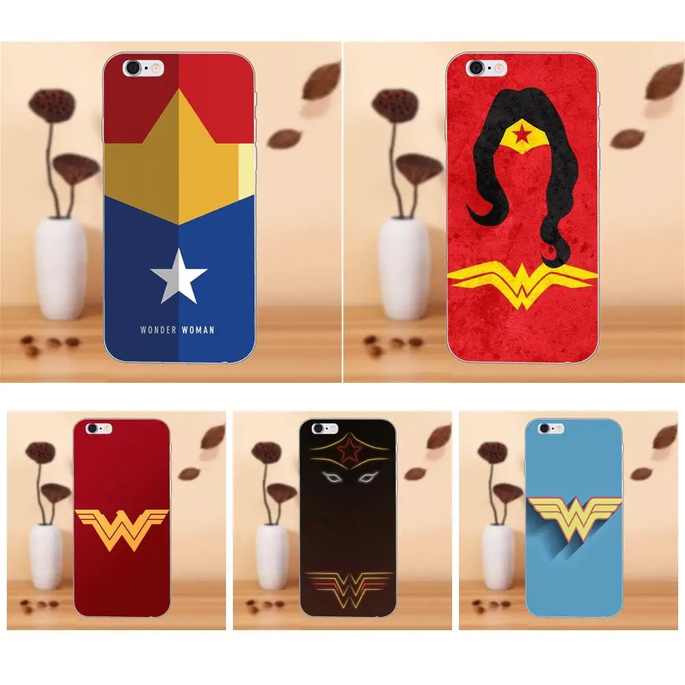 Комиксов Wonder Woman логотип плакат для Huawei P7 Honor 4C 5A 5C 5X6 6C 6A 6X7X8 9 V8 V10 Y3II Y5II Y6II G8 играть