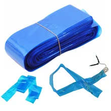 125 шт./упак. одноразовые Пластик Синий татуировки Клип шнур рукава чехол сумка профессиональный тату-аксессуар для татуировки питания