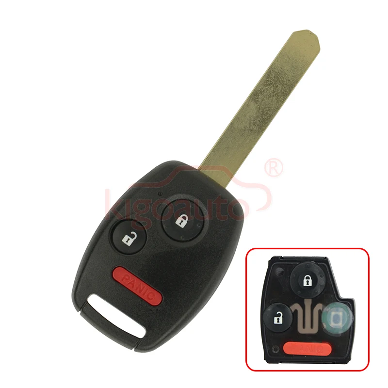 OUCG8D-380H-A  313.8 Mhz 3 button remote key with ID46 chip for Honda Accord 2003 2004 2005 2006 2007 kigoauto