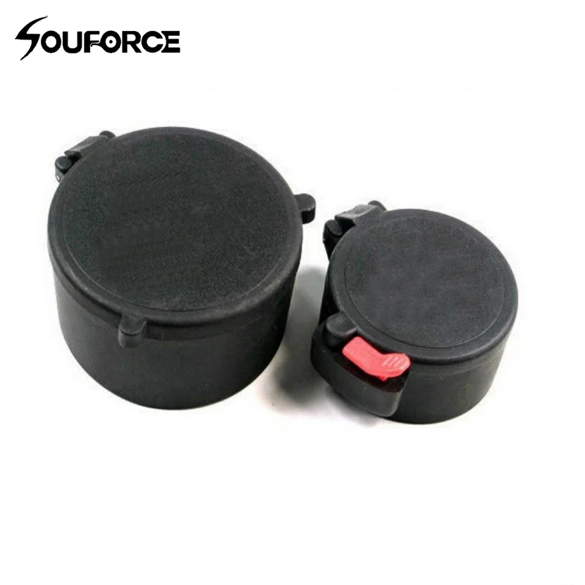 2Pcs/Pair 48mm&42mm Black Plastic Scope Dustproof Cover scope lens