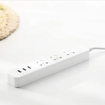 

Original xiaomi power strip fast charging 3 USB Extension Socket Plug with Socket Standard Socket Power Strip 10A 250V 2500W