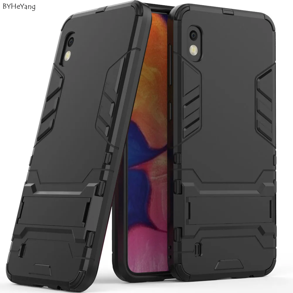 

For Samsung Galaxy A10 Cover Case Armor Robot Rubber Shell Hard Back Phone Cover For A 10 Case For Samsung Galaxy A10 a105f capa
