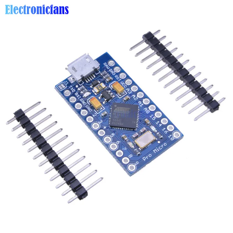 Микро-usb ATmega32U4 Pro Micro 3,3 В 8 МГц модуль платы для Arduino/Leonardo ATMega 32U4 контроллер Pro-Micro Замена ATmega328