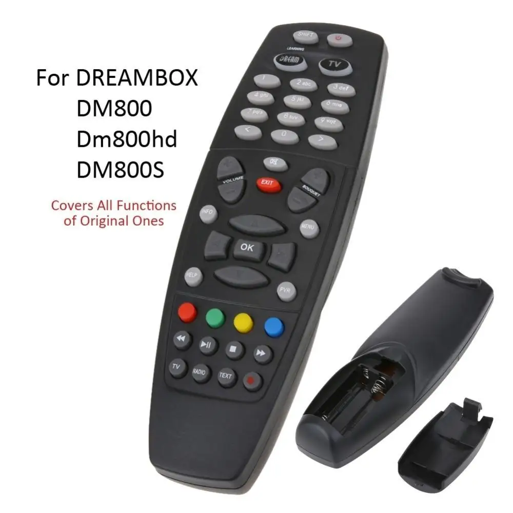 

Control Black Smart Control TV All Remote Replacement DREAMBOX Television Dm800hd Unit Remote DM800 For HDTV DM800SE Functions