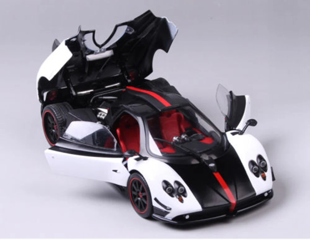 1:18 весы для спортивной машины Pagani, Игрушечная модель автомобиля из искусственного сплава Huayra, литье под давлением, суперавтомобиль, модель, игрушки с оригинальной коробкой