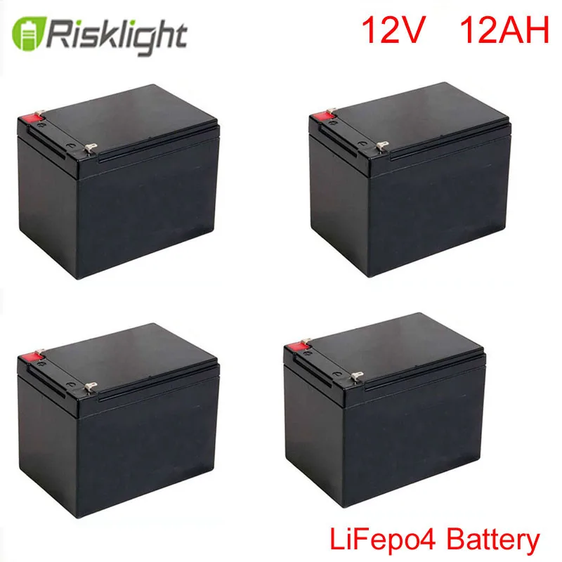 

4pcs/lot LiFePO4 Battery 12V12Ah for E-bicycle/E-Scooter/Energy Storage