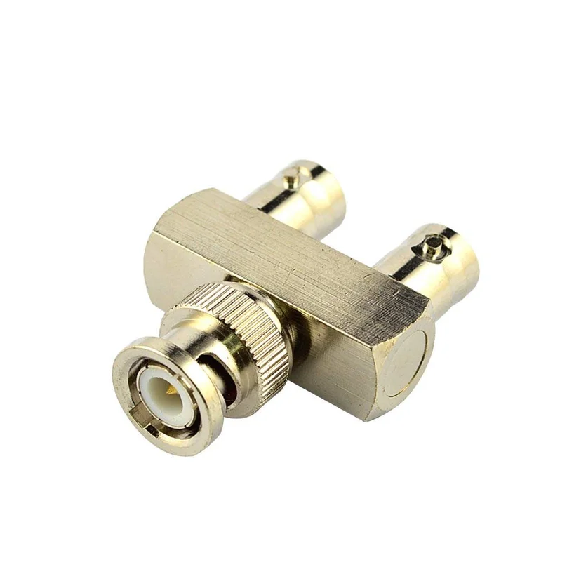 

3-Way Y Triple RF Coax Connector BNC Male to Daul Female RF Adapters