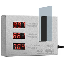 Оборудование для испытаний на солнечную пленку детектор изоляционной пленки мембранный испытательный инструмент Взрывозащищенная пленка LS101 380-760nm