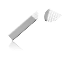 0.3 мм для бровей Вышивка blade 14 Вышивка Крестом Иглы для ручной тату ручки Макияж Руководство татуировки лезвие иглы белый jm611d-x77 татуировки иглы