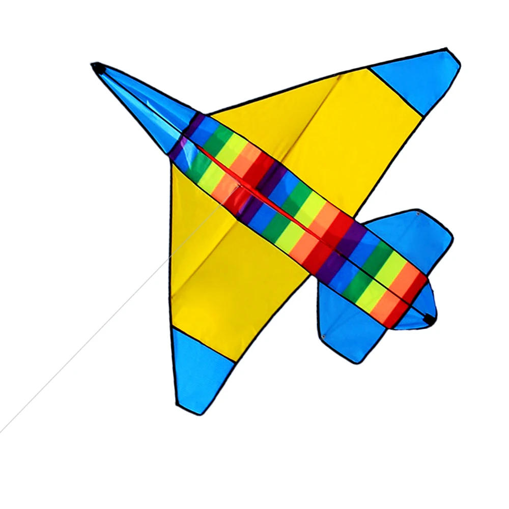 Colorful Cartoon Airplane Kite Outdoor Sport Single Line Flying Kite