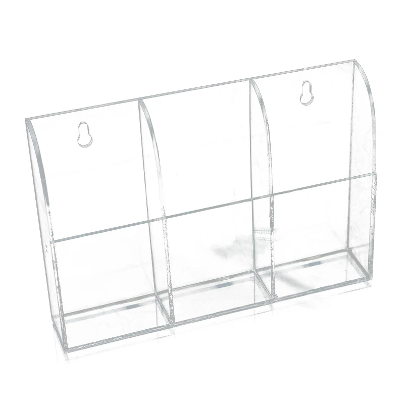 

TV Air Conditioner Remote Control Holder Case Acrylic Wall Mount Storage Box