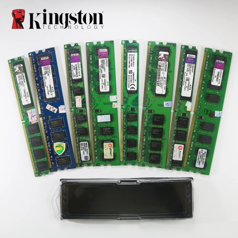 تستخدم كينغستون ذاكرة وصول عشوائي مكتبية DDR2 4 GB 2 GB 2g 4g PC2-6400 800 MHz PC DIMM ذاكرة عشوائية Ram 240 دبابيس ل AMD إنتل DDR3 8G 1333 Mhz 1600 Mhz