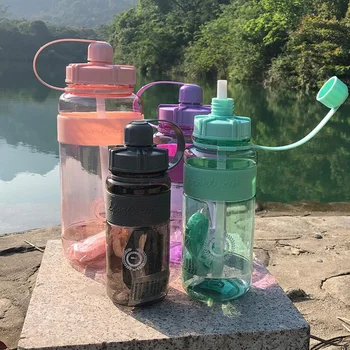 Hot Sale Outdoor Fitness Sports Bottle Kettle Large Capacity Portable Climbing Bicycle Water Bottles BPA Free Gym Space Cups 4