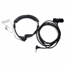 5 шт. с надписью ФБР(FBI) гарнитура с микрофоном и креплением на горле динамик тайное трубки PTT для Yaesu Vertex радио VXF серия VXF-1 VXF-2 VXF-10 VXF-20