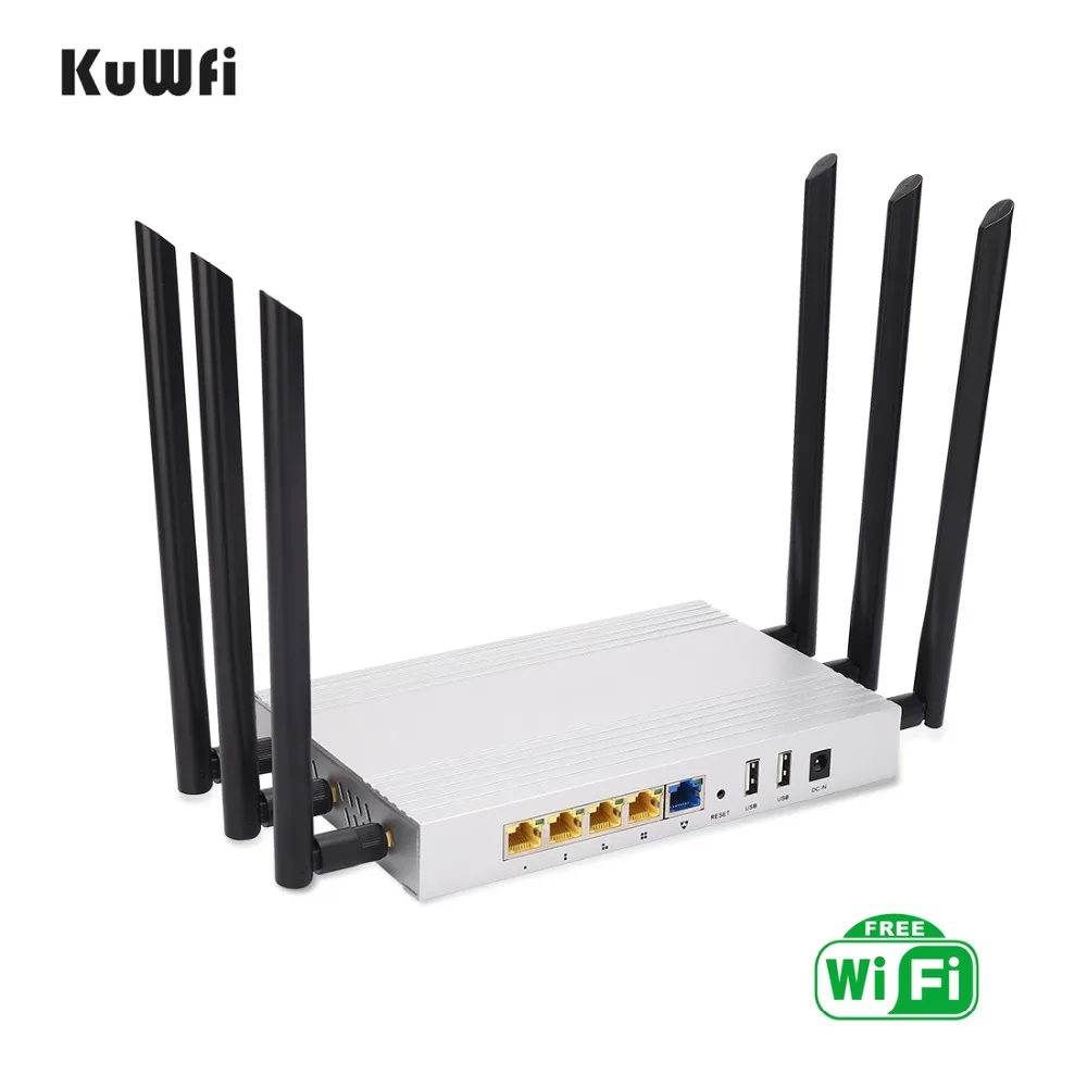 Achat 1200 Mbps Sans Fil Wifi Routeur 11AC Dual Band 2.4g et 5g Gigabit À Travers la Paroi WiFi Répéteur AP Routeur gain élevé Soutien 100 Utilisateurs