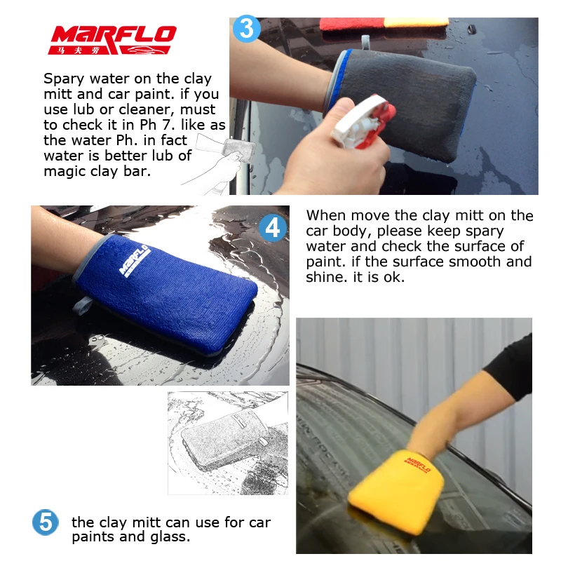 best car wax for black cars Car Wash Magic Clay Bar Mitt Car Clay Cloth Auto Care Cleaning Towel  Microfiber Sponge Pad Clay Cloth Detailing Brilliatech turtle wax ice