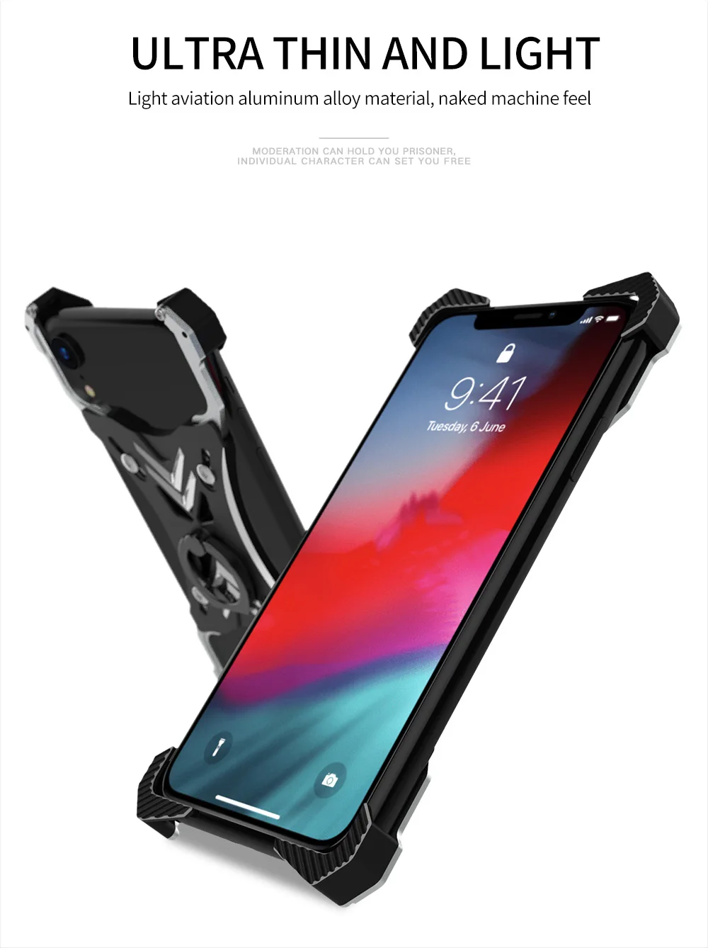 Универсальный чехол-бампер для iPhone11 pro max, металлическая алюминиевая рамка, кольцо на палец, чехол для iPhone XR, роскошный чехол-держатель для забавных мужчин