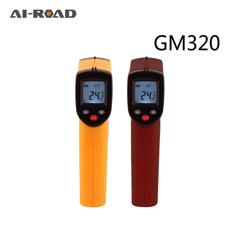 

Digital GM320 Infrared Thermometer Non Contact Infrared Thermometer Pyrometer IR Laser Temperature Meter Point Gun -50~380degree